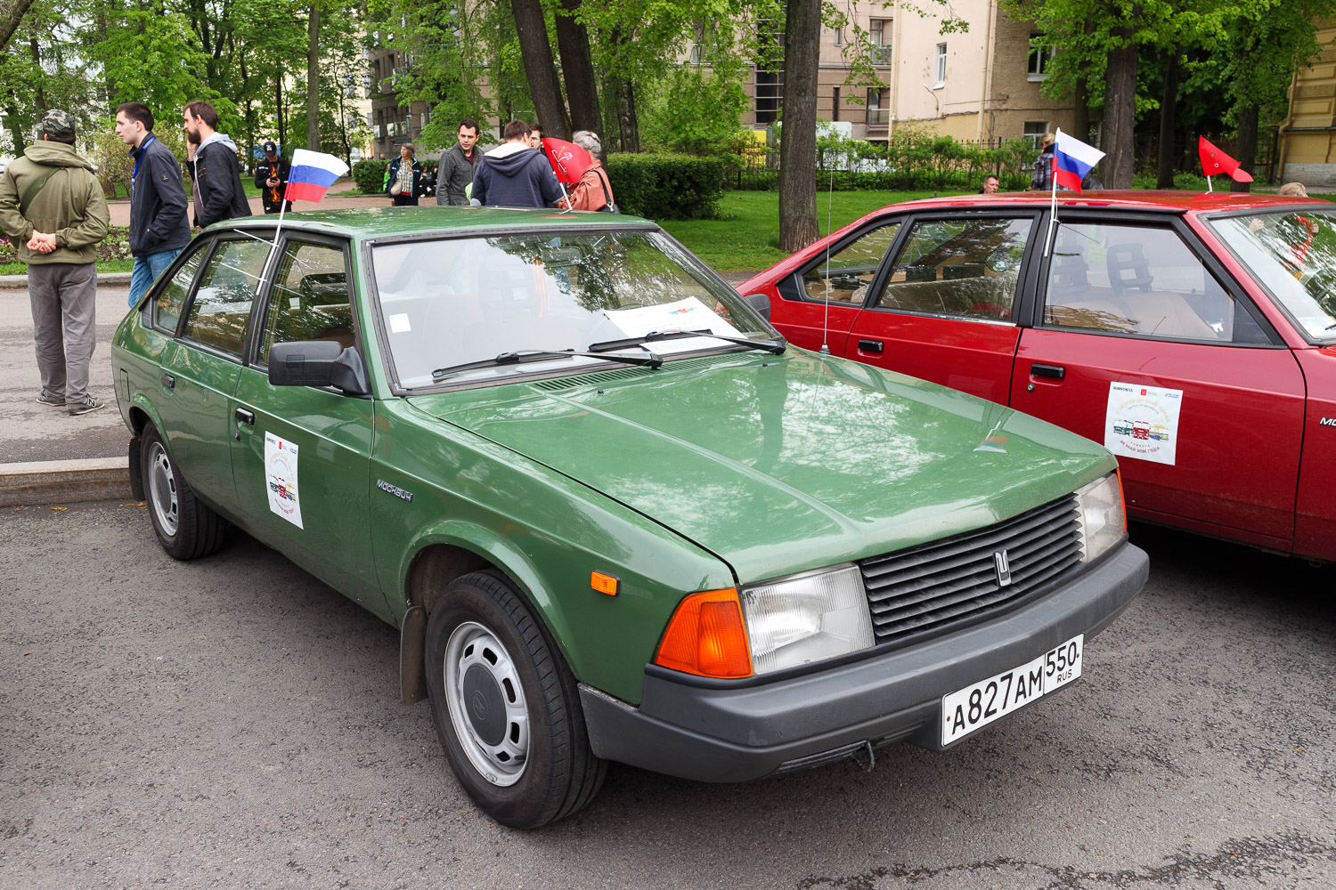 Московская область, № А 827 АМ 550 — Москвич-21412 '86-94; Санкт-Петербург — Международный транспортный фестиваль "ТранспортФест 2025"
