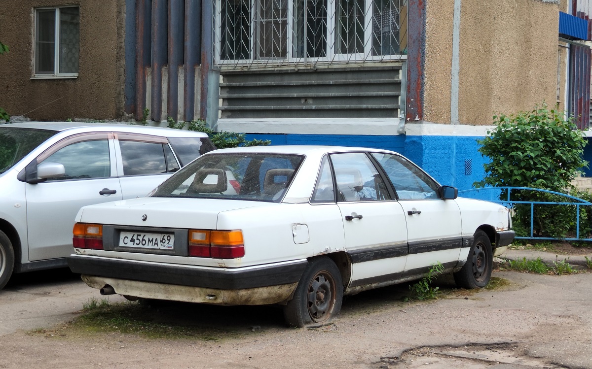 Тверская область, № С 456 МА 69 — Audi 100 (C3) '82-91