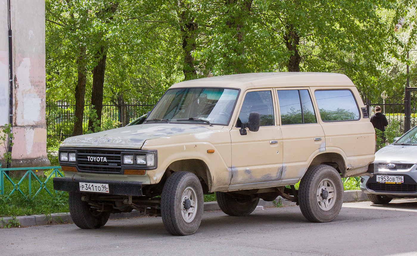Свердловская область, № Р 341 ТО 96 — Toyota Land Cruiser (J60) '80-90