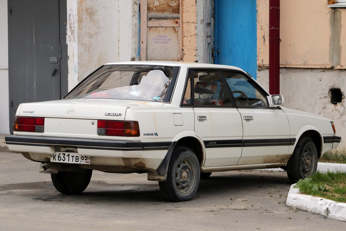 Сахалинская область, № К 631 ТВ 65 — Subaru Leone (3G) '84-94