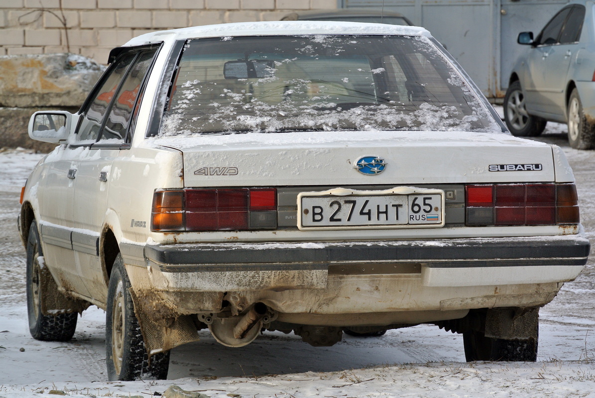 Сахалинская область, № В 274 НТ 65 — Subaru Leone (3G) '84-94