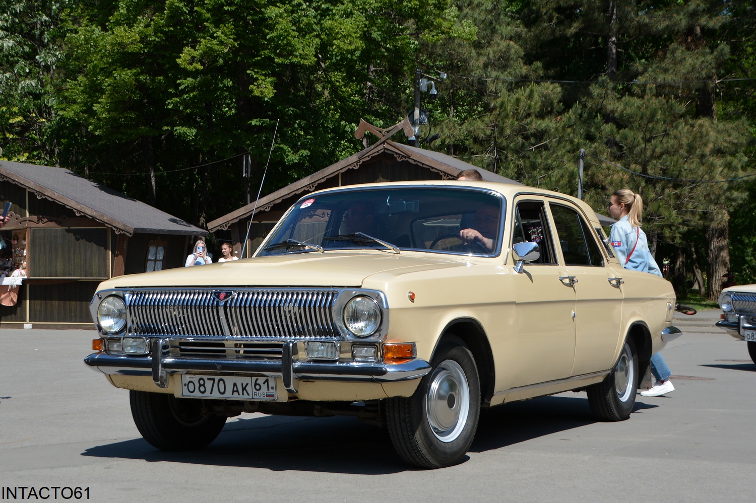 Ростовская область, № О 870 АК 61 — ГАЗ-24 Волга '68-86; Ростовская область — Retro Motor Show_2025_Май