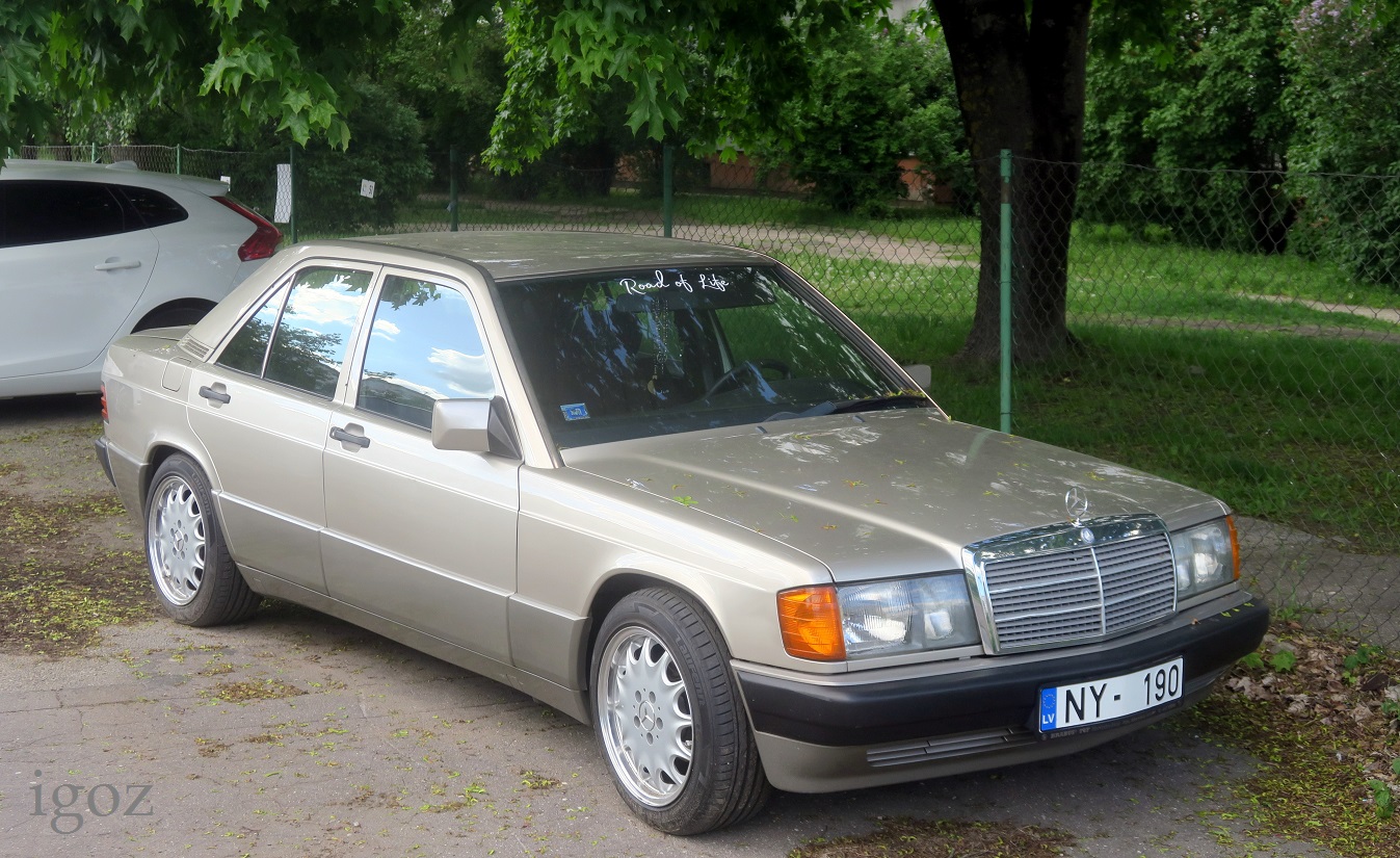 Латвия, № NY-190 — Mercedes-Benz 190 (W201) '82-93