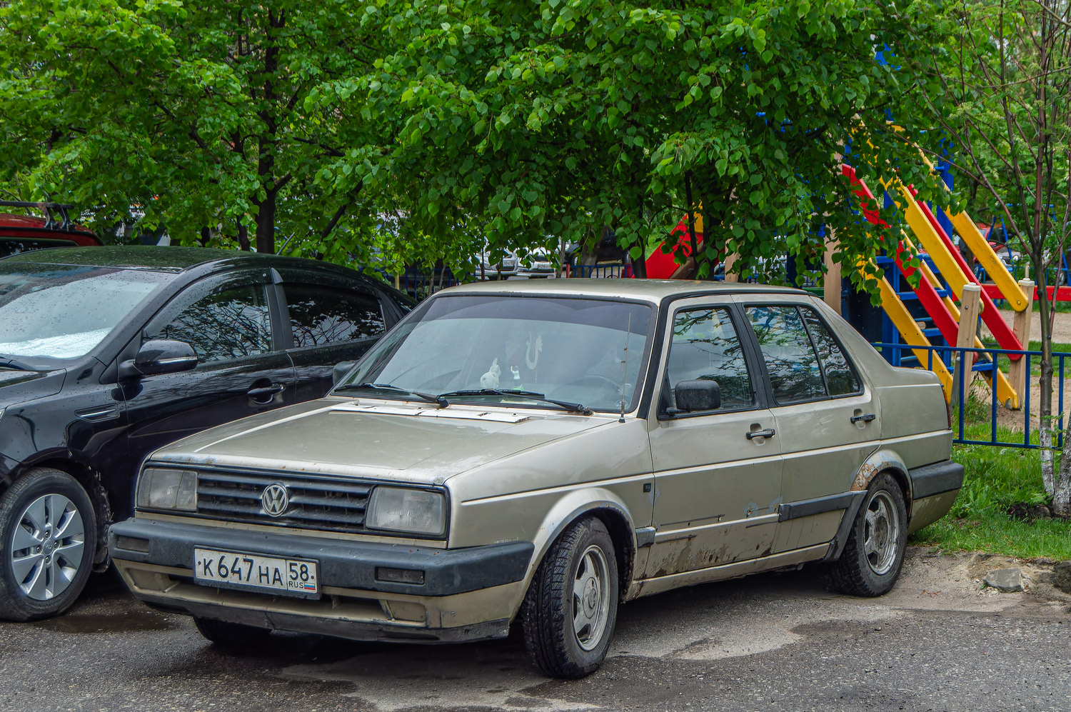 Пензенская область, № К 647 НА 58 — Volkswagen Jetta Mk2 (Typ 16) '84-92