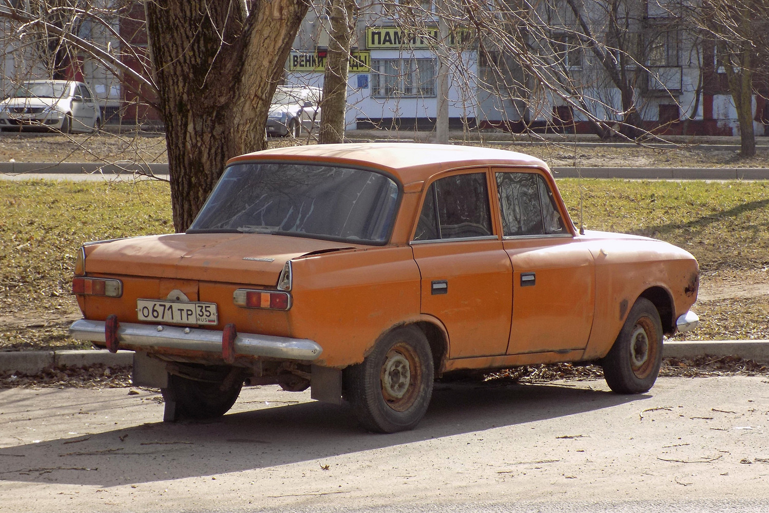 Вологодская область, № О 671 ТР 35 — Москвич-412ИЭ-028 (Иж) '82-01