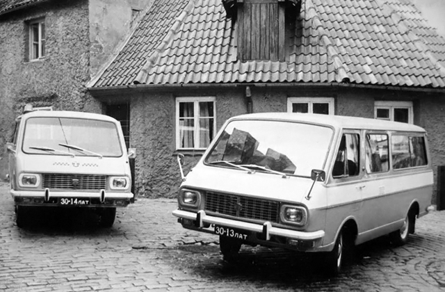 Латвия, № 30-14 ЛАТ — РАФ-22032 Латвия '73-76; Латвия, № 30-13 ЛАТ — РАФ-2203 Латвия '75-87; Латвия — Исторические фотографии
