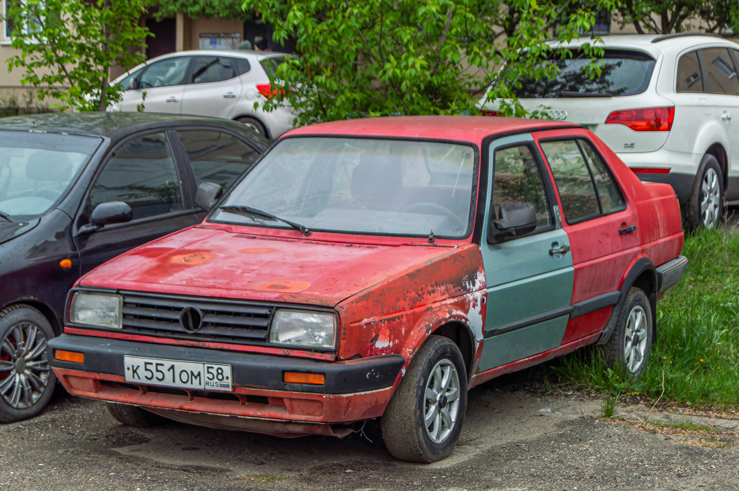 Пензенская область, № К 551 ОМ 58 — Volkswagen Jetta Mk2 (Typ 16) '84-92