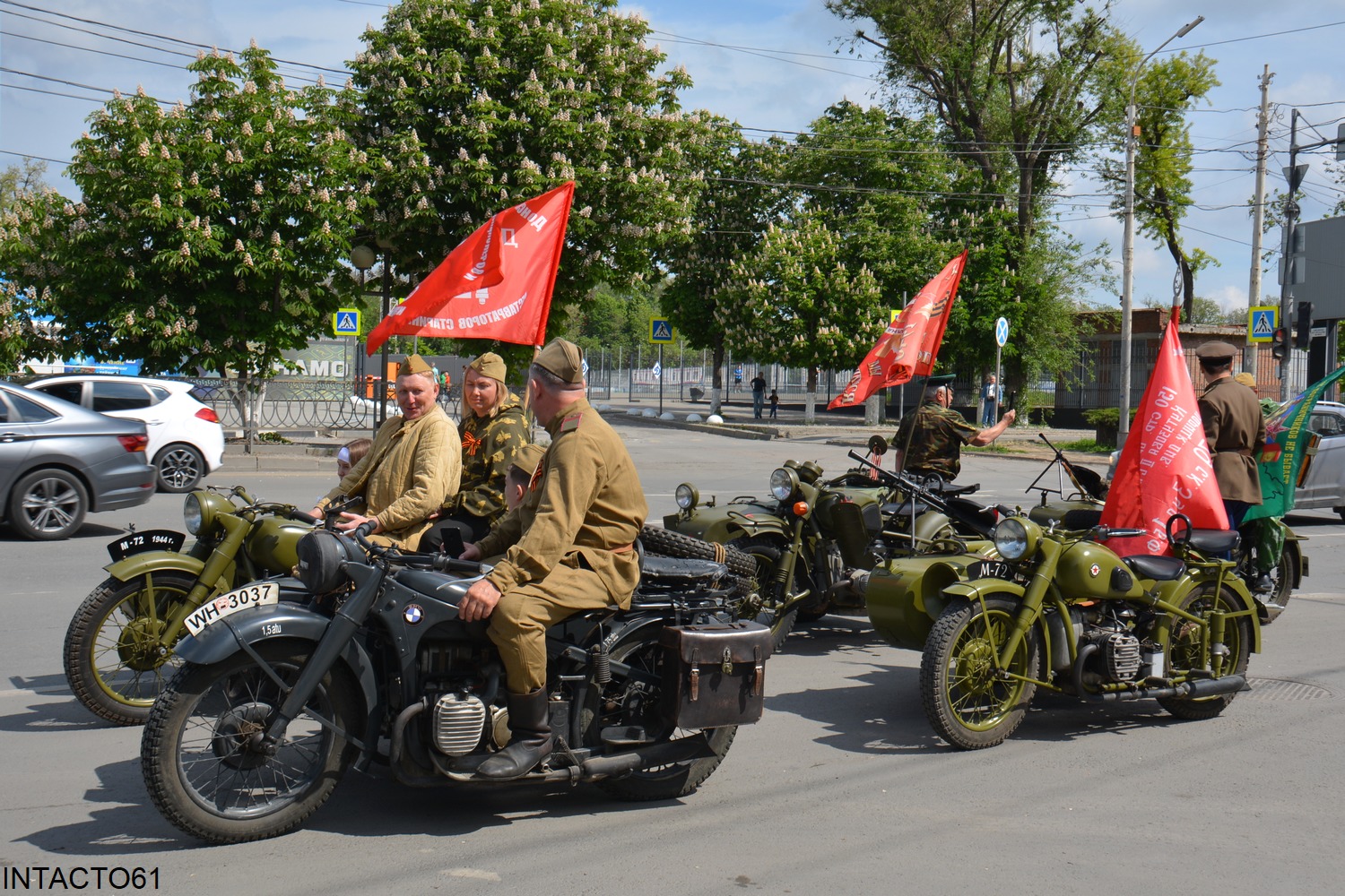 Ростовская область, № WH-3037 — BMW R 12 '35-42; Ростовская область — 9 Мая Ростов-на-Дону 2025 г.