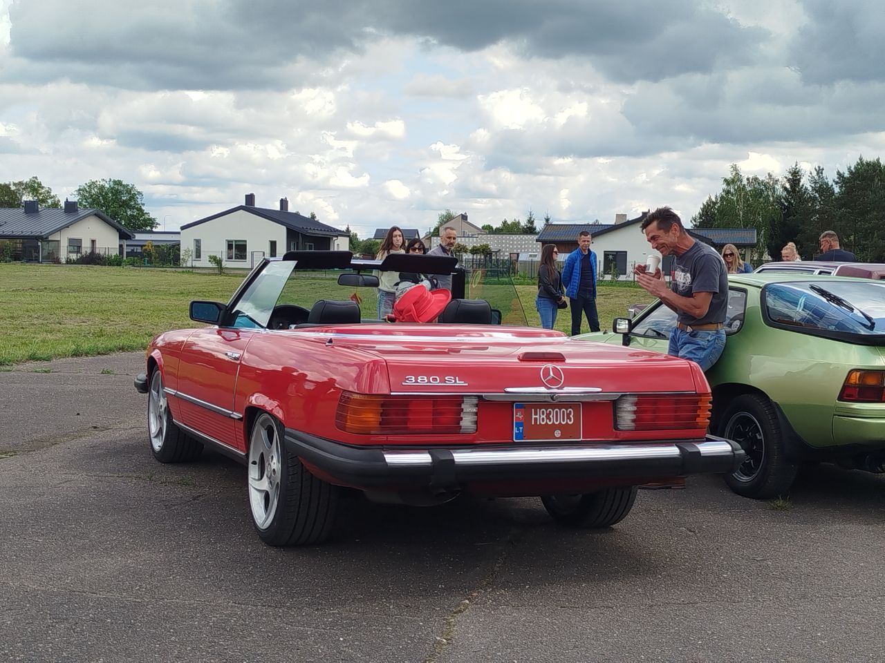 Литва, № H83003 — Mercedes-Benz (R107/C107) '71-89; Литва — Retro Car Show Širvintos 2025