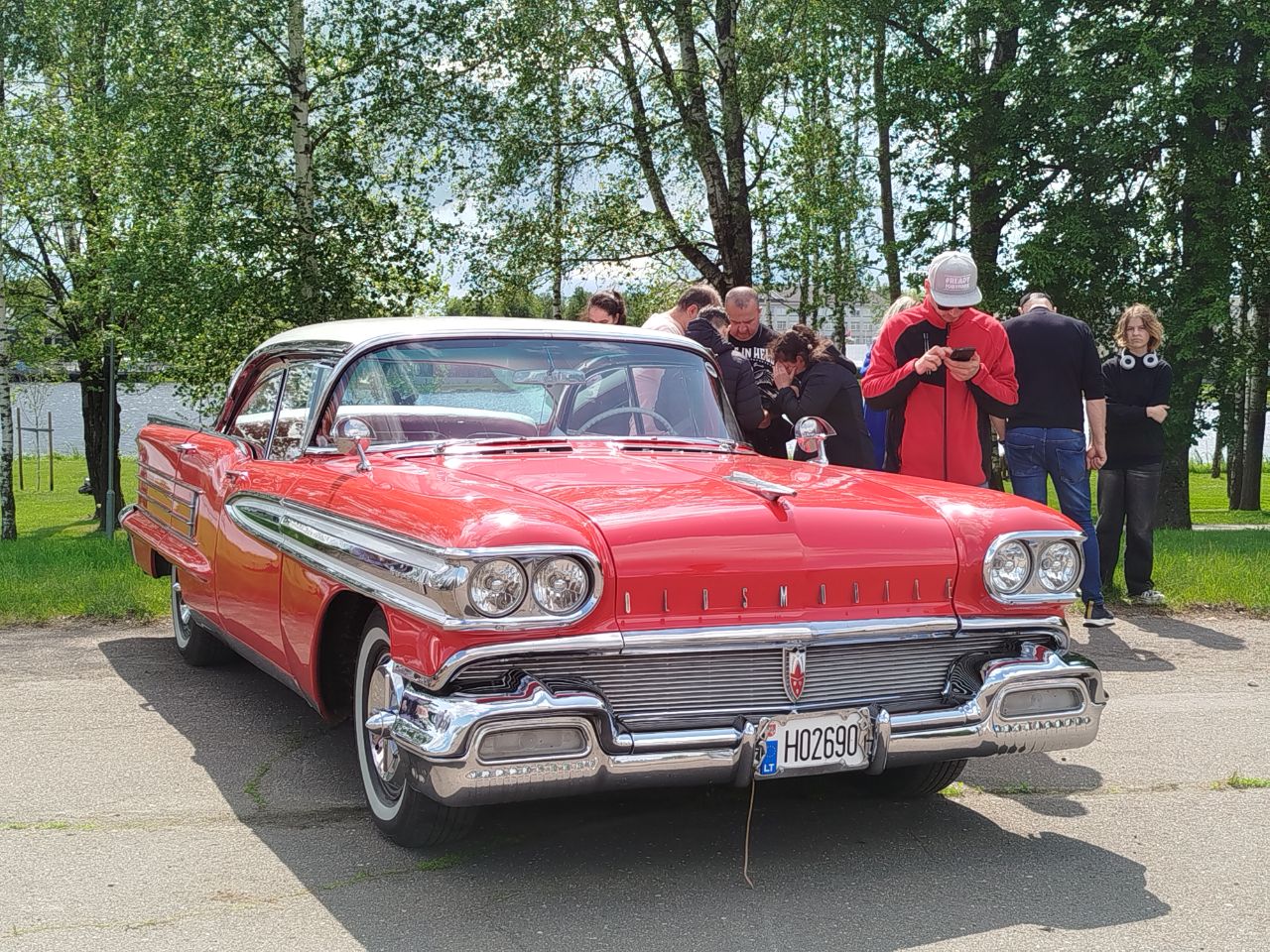 Литва, № H02690 — Oldsmobile 88 (3G) '57-58; Литва — Retro Car Show Širvintos 2025