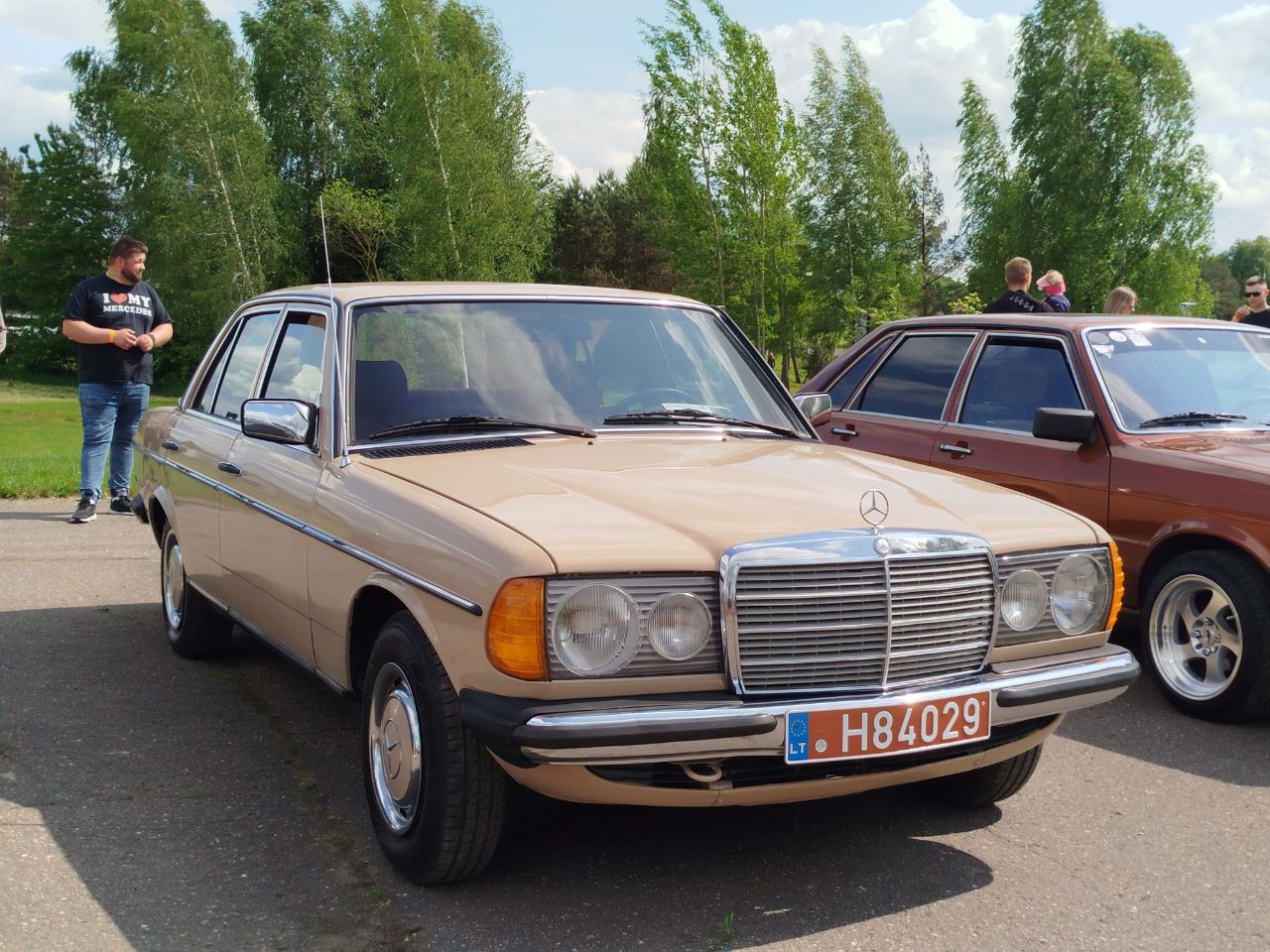 Литва, № H84029 — Mercedes-Benz (W123) '76-86; Литва — Retro Car Show Širvintos 2025