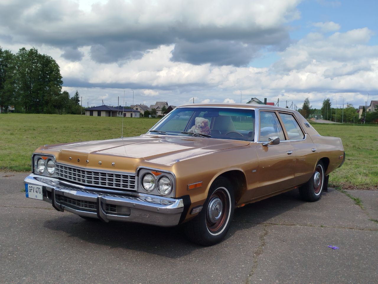 Литва, № GFV 470 — Dodge Monaco (3G) '74-77; Литва — Retro Car Show Širvintos 2025