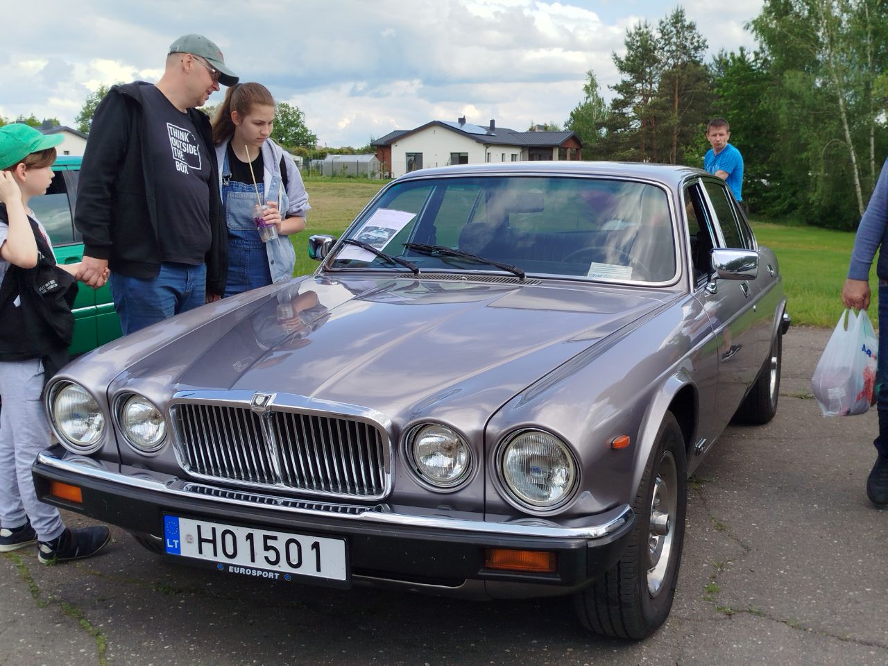 Литва, № H01501 — Jaguar XJ (Series III) '79-92; Литва — Retro Car Show Širvintos 2025