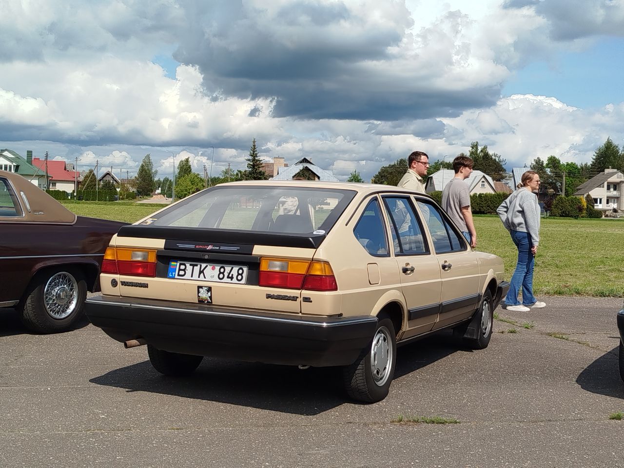 Литва, № BTK 848 — Volkswagen Passat (B2) '80-88; Литва — Retro Car Show Širvintos 2025