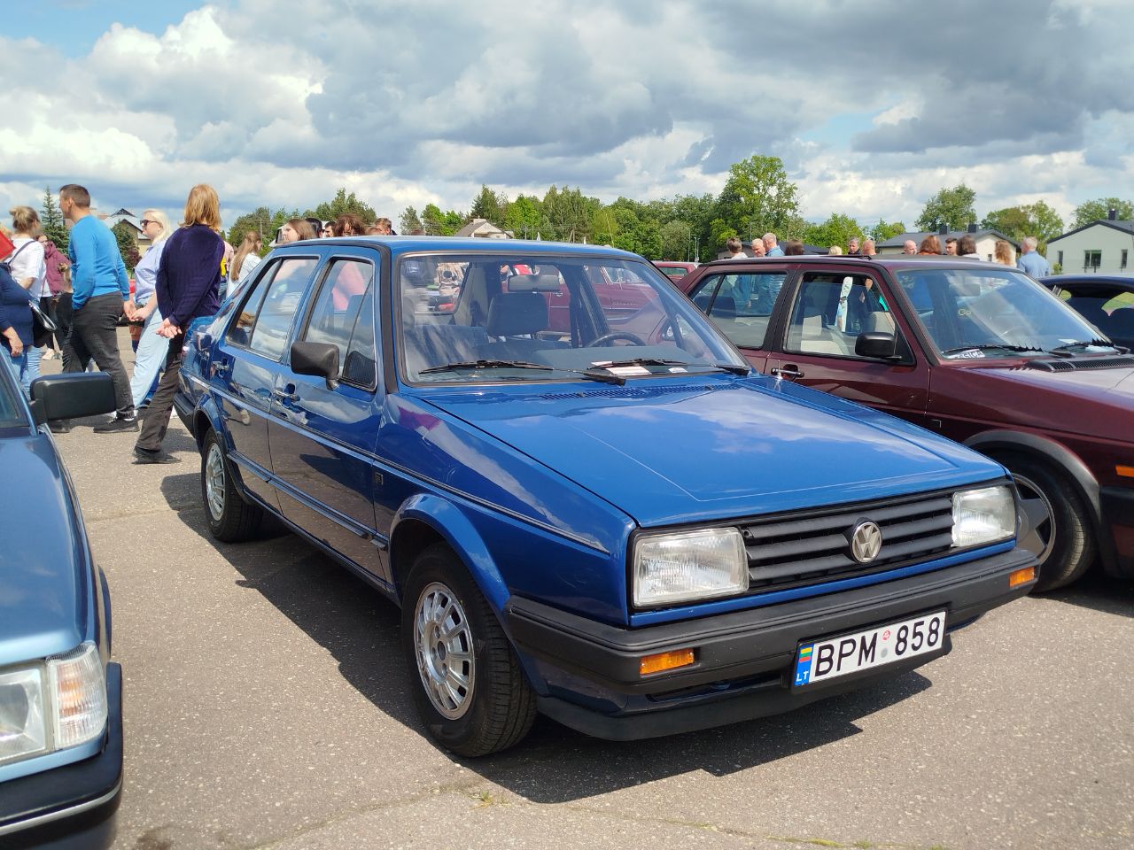 Литва, № BPM 858 — Volkswagen Jetta Mk2 (Typ 16) '84-92; Литва — Retro Car Show Širvintos 2025