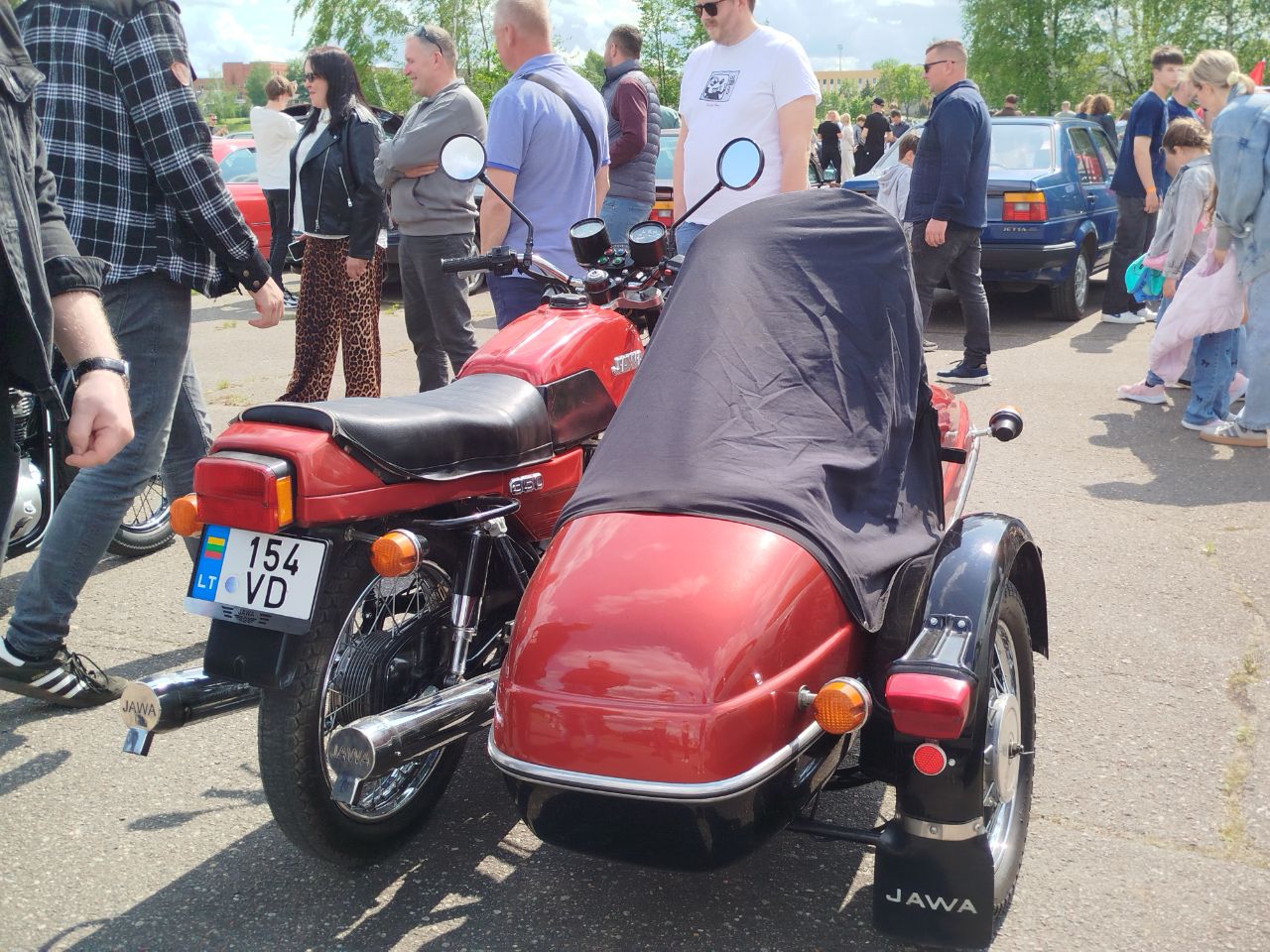 Литва, № 154 VD — Jawa 350 typ 638 '84-91; Литва — Retro Car Show Širvintos 2025