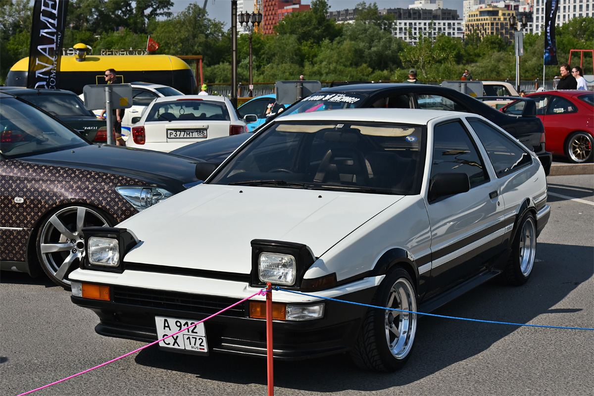 Тюменская область, № А 912 СХ 172 — Toyota Sprinter Trueno (AE85/86) '83-87; Тюменская область — Фестиваль "ФанКульт Привет"-2025