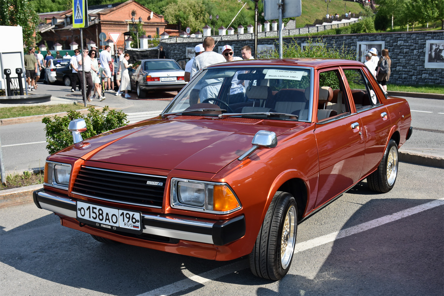 Тюменская область, № О 158 АО 196 — Mazda Capella (CB) '78-82; Тюменская область — Фестиваль "ФанКульт Привет"-2025