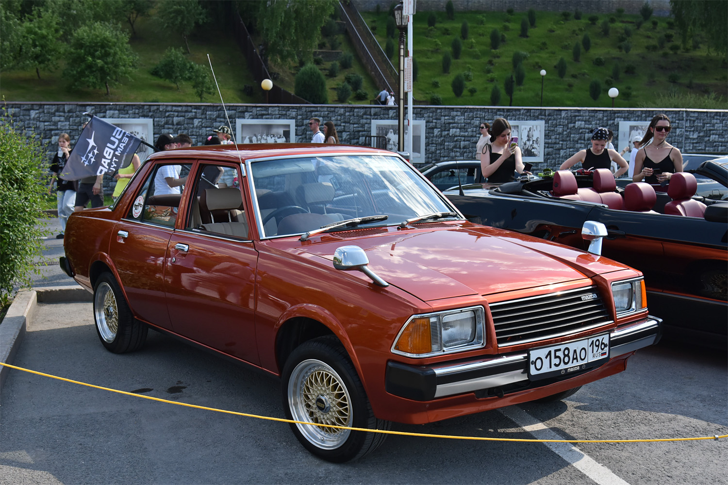 Тюменская область, № О 158 АО 196 — Mazda Capella (CB) '78-82; Тюменская область — Фестиваль "ФанКульт Привет"-2025