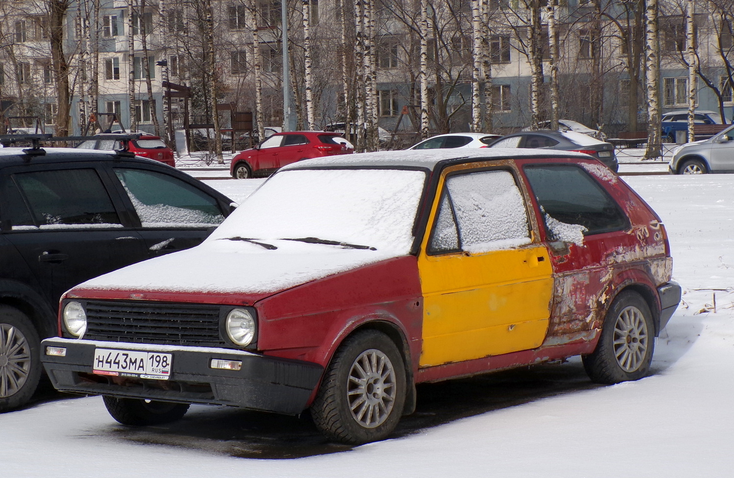 Санкт-Петербург, № Н 443 МА 198 — Volkswagen Golf (Typ 19) '83-92