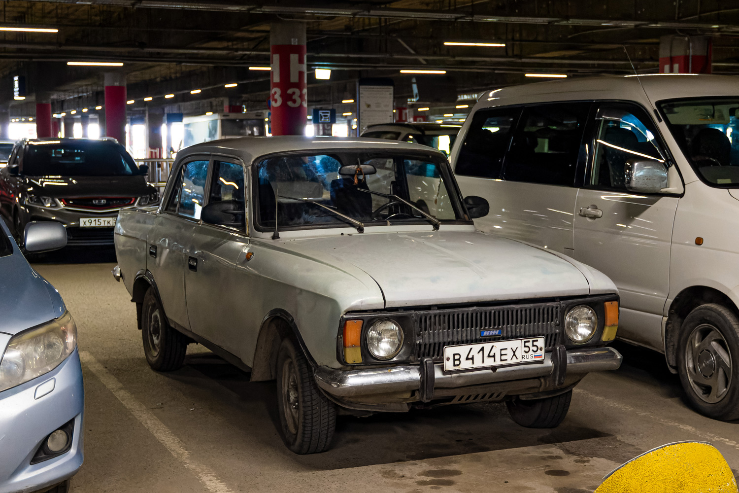 Омская область, № В 414 ЕХ 55 — Москвич-412ИЭ-028 (Иж) '82-01