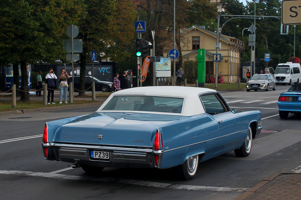 Латвия, № PZ-39 — Cadillac DeVille (3G) '65-70; Латвия — Retro Jūrmala 25