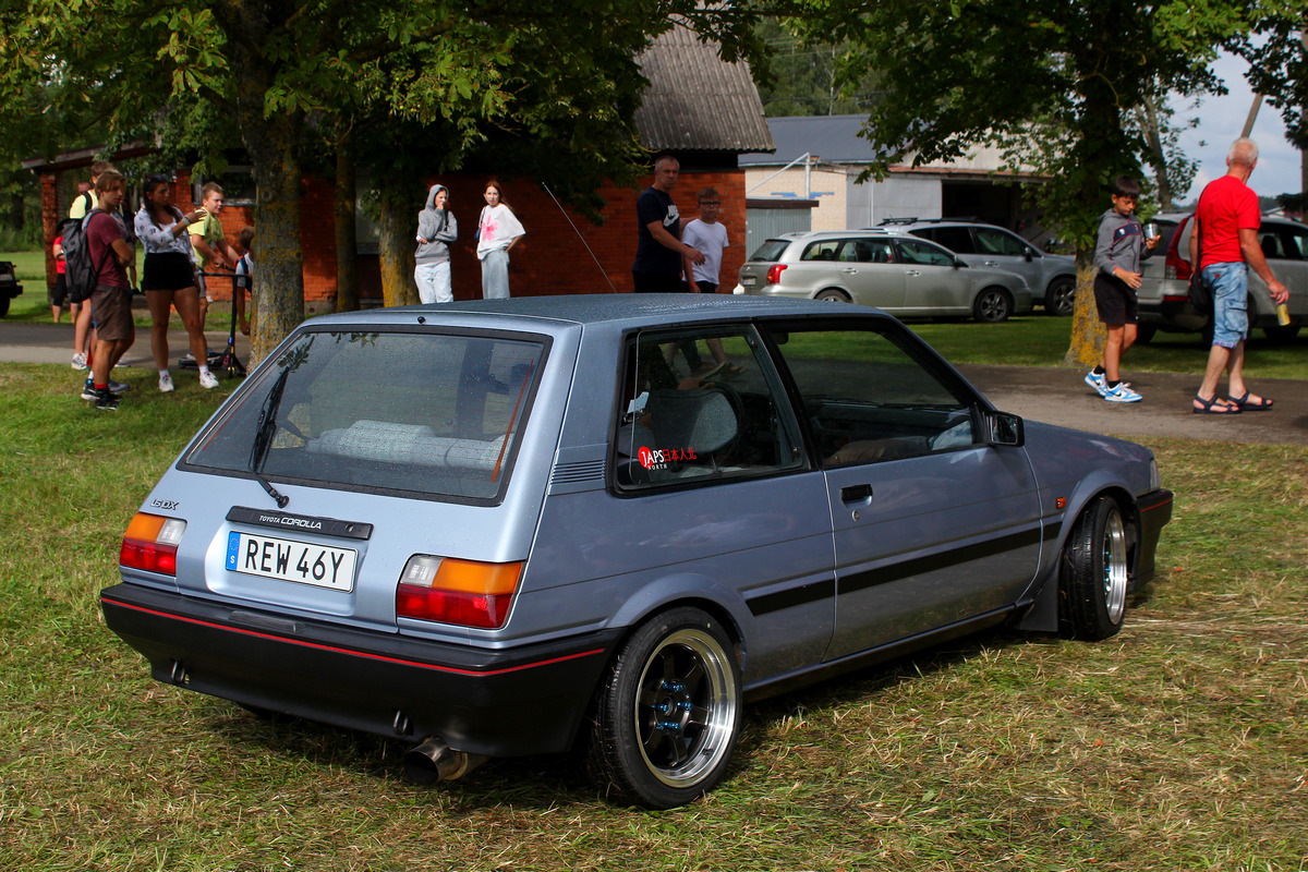 Швеция, № REW 46Y — Toyota Corolla (E80) '83-87; Литва — Nesenstanti klasika 2024