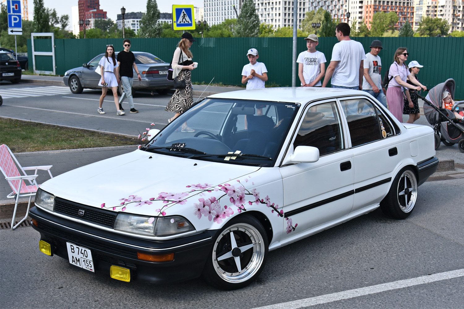 Тюменская область, № В 740 АМ 155 — Toyota Corolla (E90) '87-92; Тюменская область — Фестиваль "ФанКульт Привет"-2025