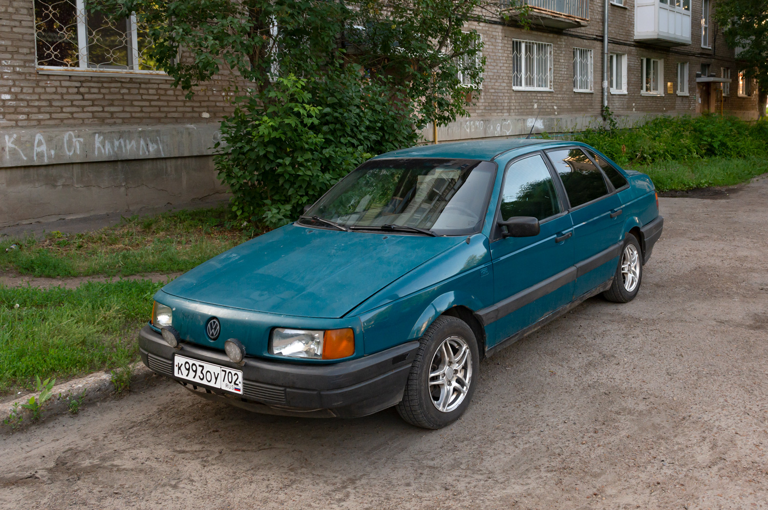 Башкортостан, № К 993 ОУ 702 — Volkswagen Passat (B3) '88-93