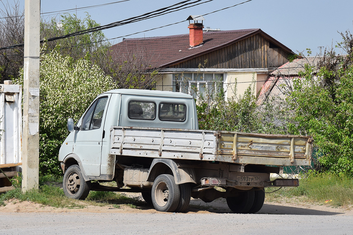 Волгоградская область, № Е 593 ТР 134 — ГАЗ-33021 ГАЗель '94-03