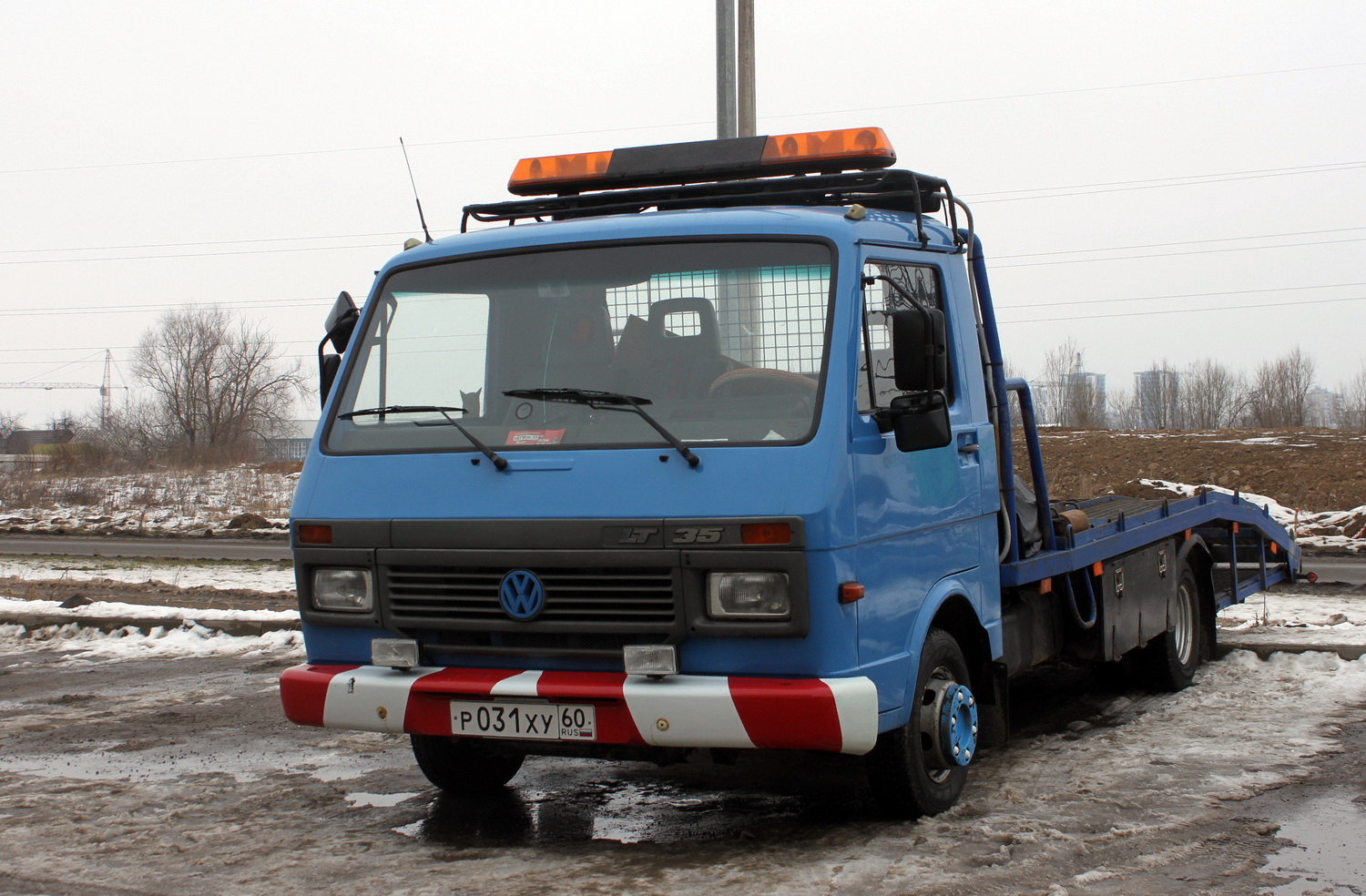 Псковская область, № Р 031 ХУ 60 — Volkswagen LT Pritschenwagen '75-96