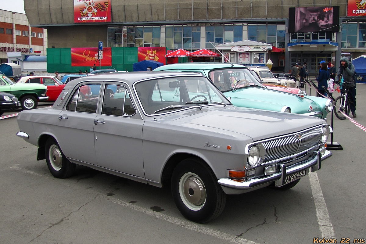 Алтайский край, № 91-28 АБД — ГАЗ-24 Волга '68-86; Алтайский край — День Победы. Барнаул. 2018 г.