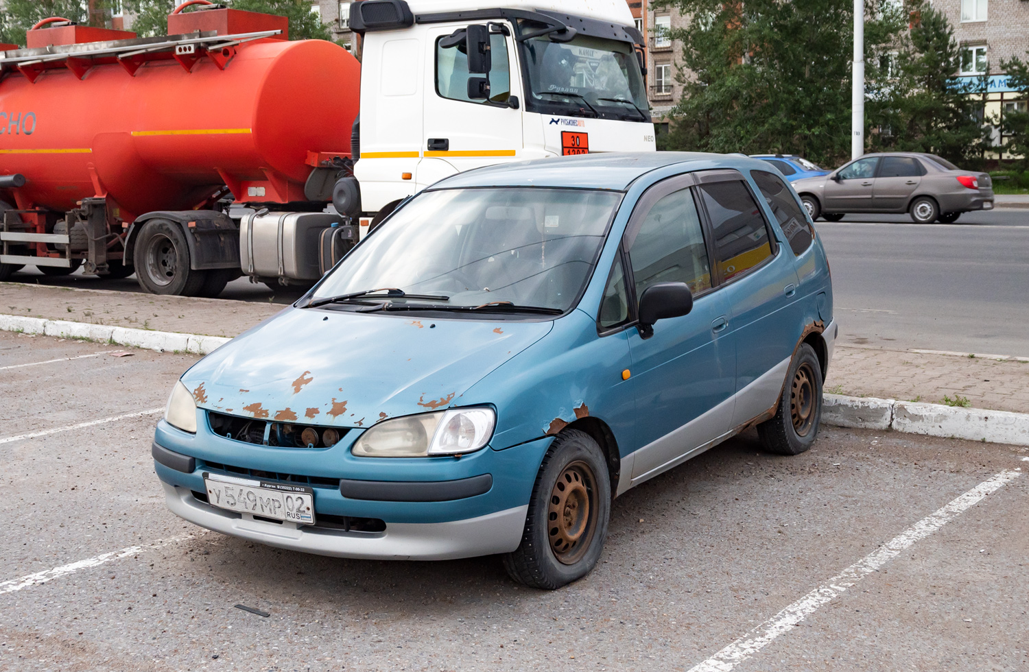 Башкортостан, № У 549 МР 02 — Toyota Corolla Spacio (AE110/111) '97-01