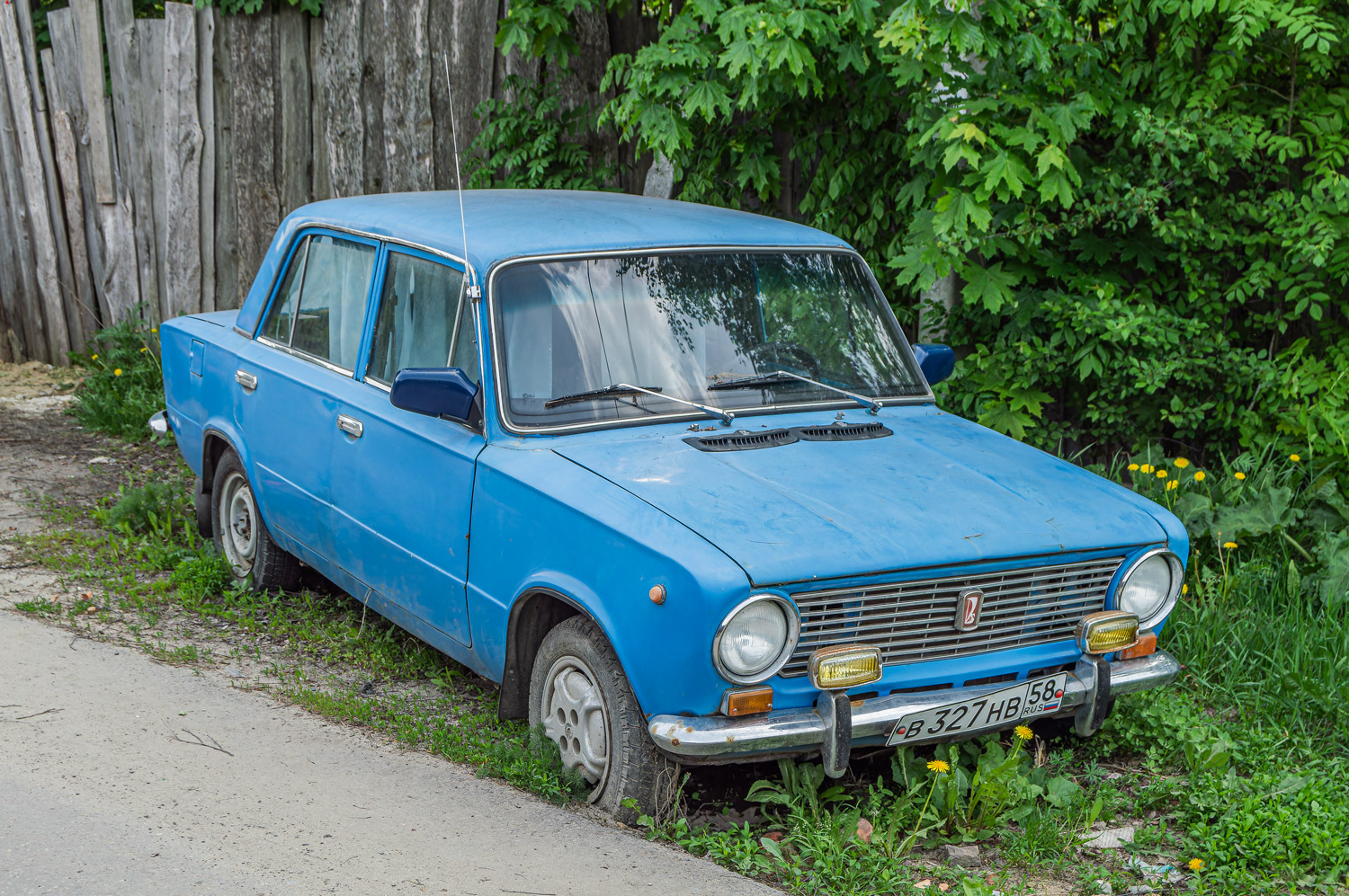 Пензенская область, № В 327 НВ 58 — ВАЗ-2101 Жигули '70-83