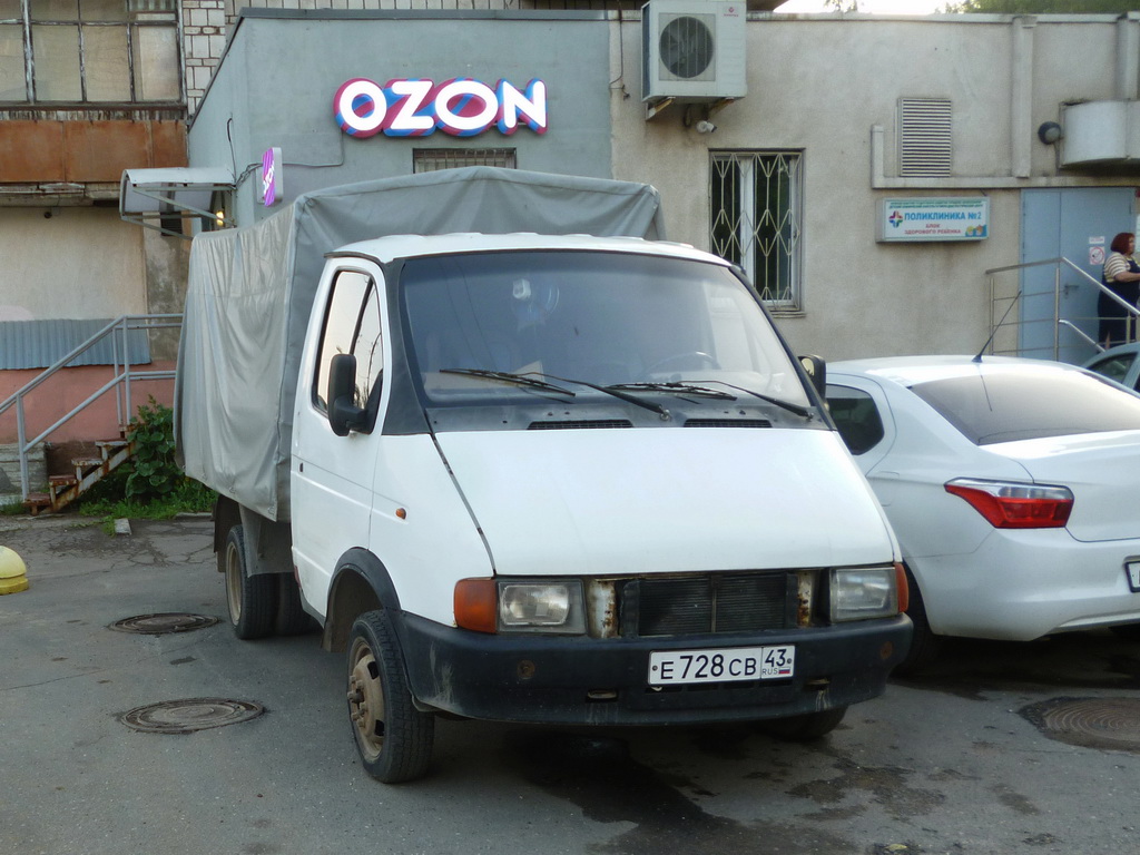 Кировская область, № Е 728 СВ 43 — ГАЗ-33021 ГАЗель '94-03