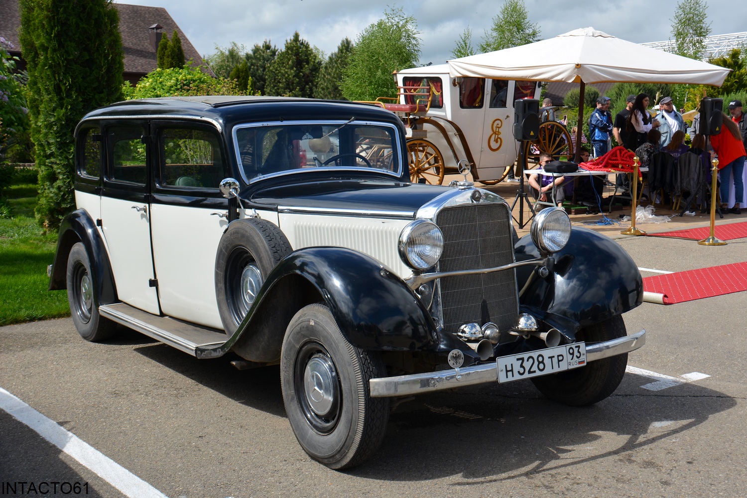 Краснодарский край, № Н 328 ТР 93 — Mercedes-Benz 290 (W18) '33-37; Краснодарский край — Выставка "Гонка времени"-2025