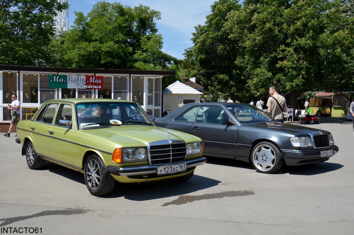 Ростовская область, № У 123 ХС 161 — Mercedes-Benz (W123) '76-86; Ростовская область — Retro Motor Show_2025_Май