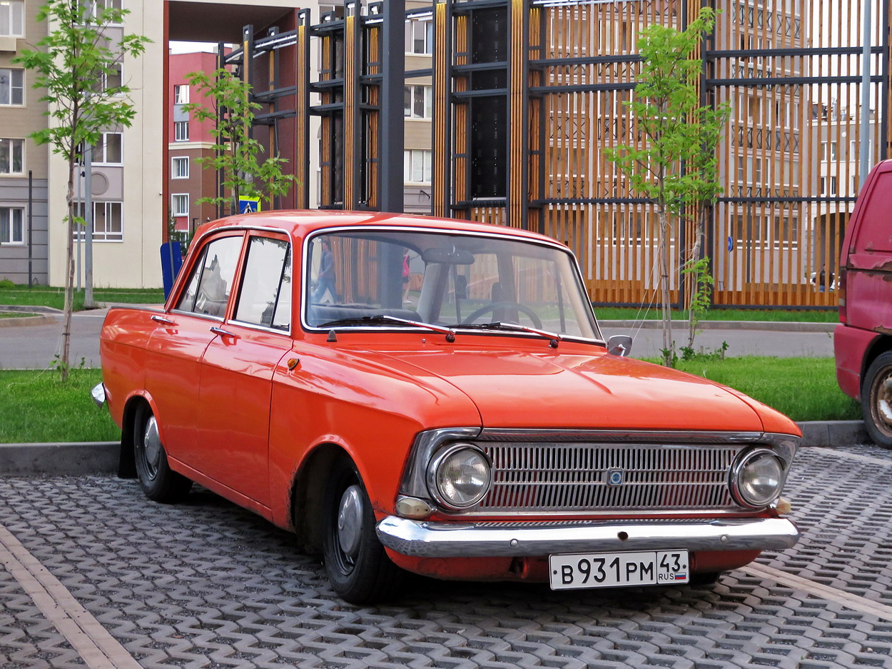 Кировская область, № В 931 РМ 43 — Москвич-412ИЭ (Иж) '70-82