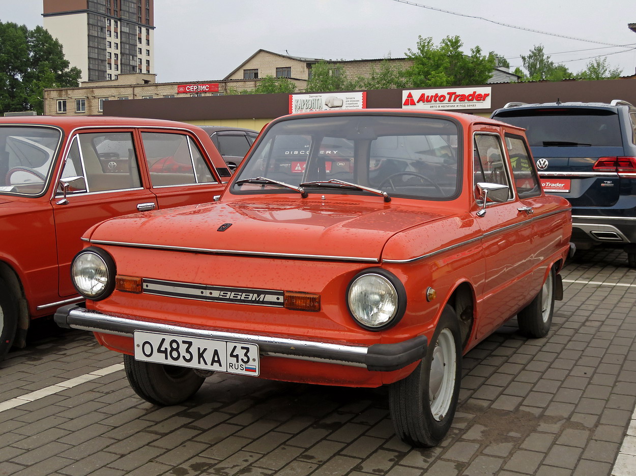 Кировская область, № О 483 КА 43 — ЗАЗ-968М Запорожец '79-94