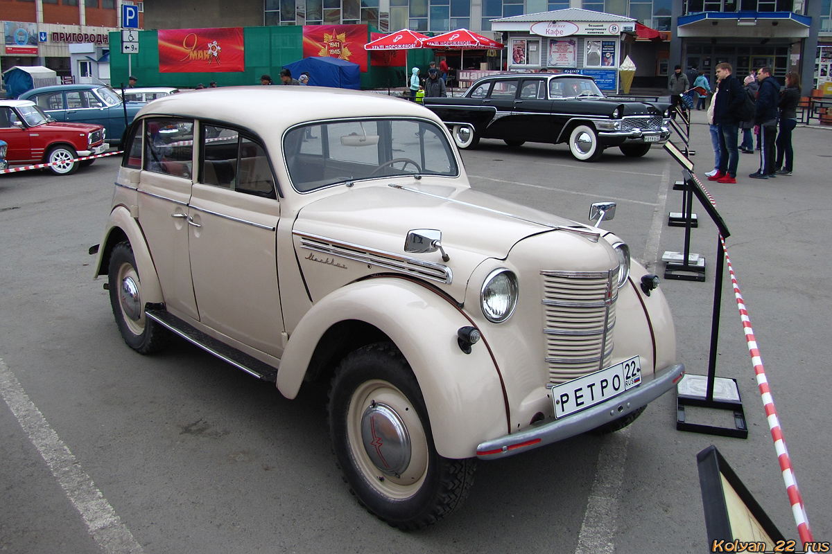 Алтайский край, № (22) Б/Н 0050 — Москвич-401-420 '54-56; Алтайский край — День Победы. Барнаул. 2018 г.; Транспортные средства без номеров (Алтайский край)