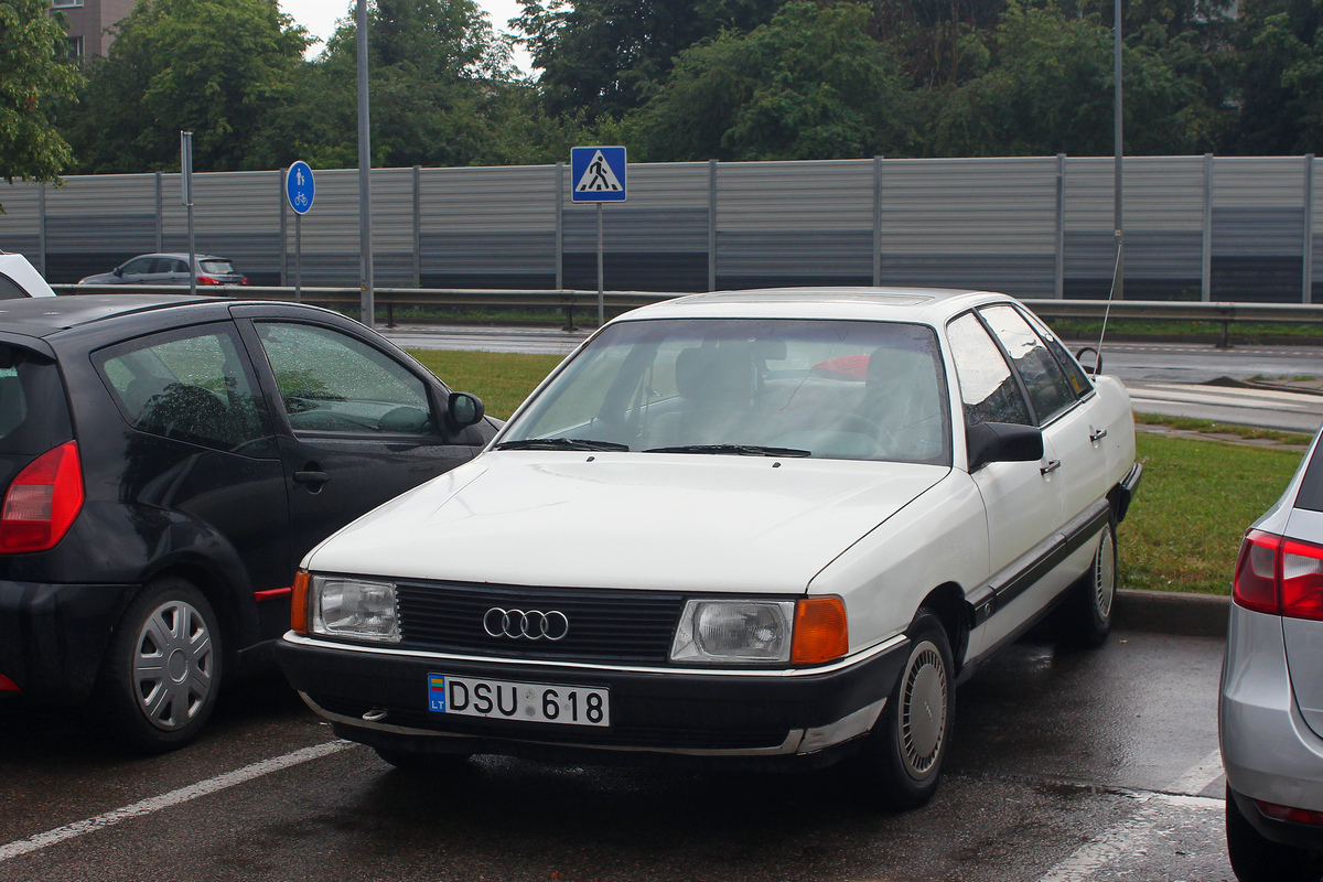 Литва, № DSU 618 — Audi 100 (C3) '82-91