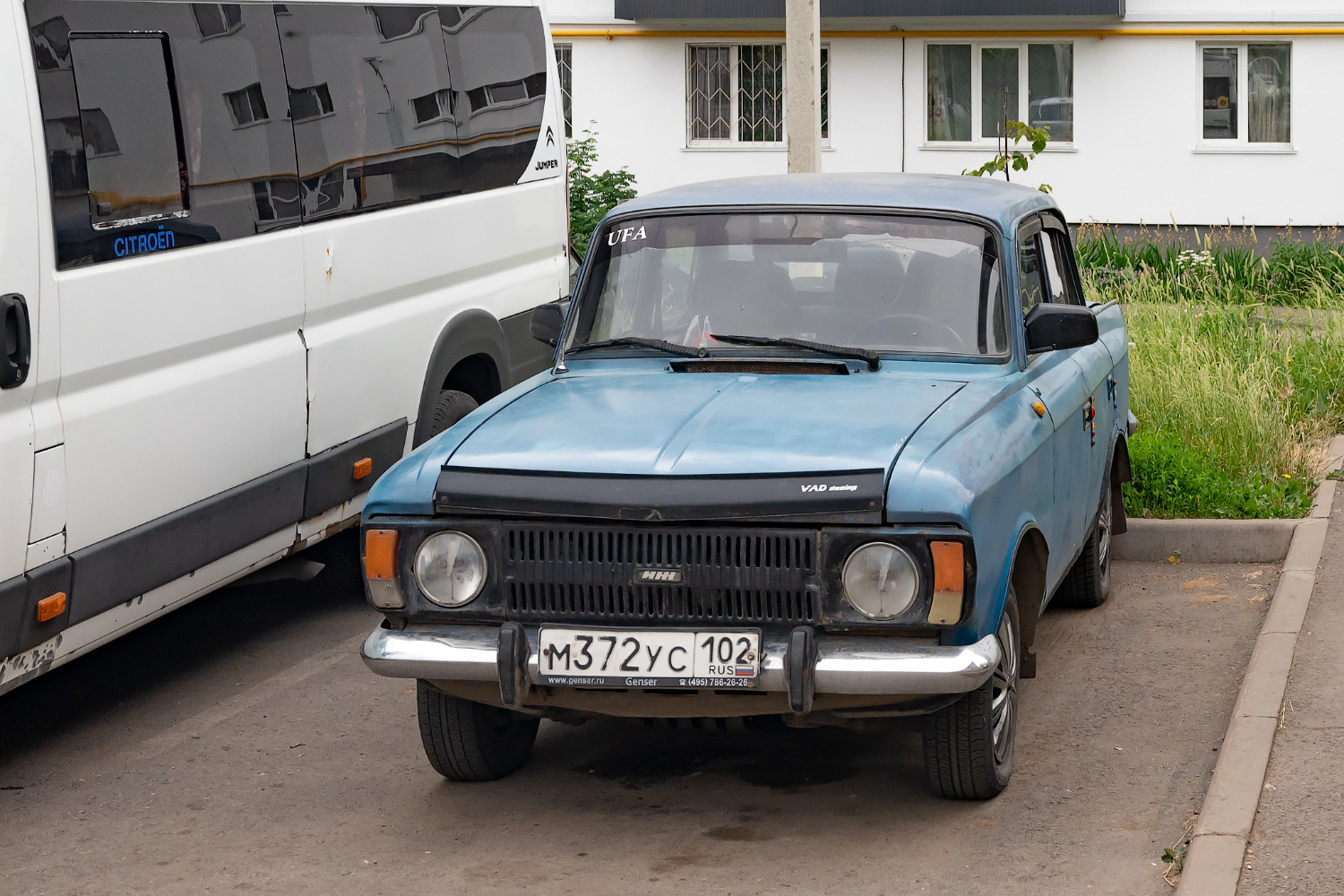 Башкортостан, № М 372 УС 102 — Москвич-412ИЭ-028 (Иж) '82-01