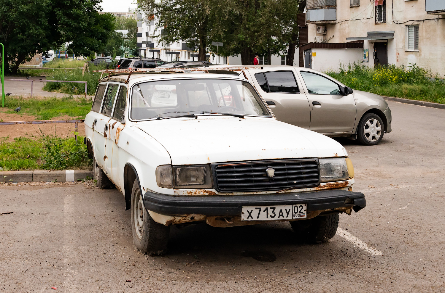 Башкортостан, № Х 713 АУ 02 — ГАЗ-31023 '93-98