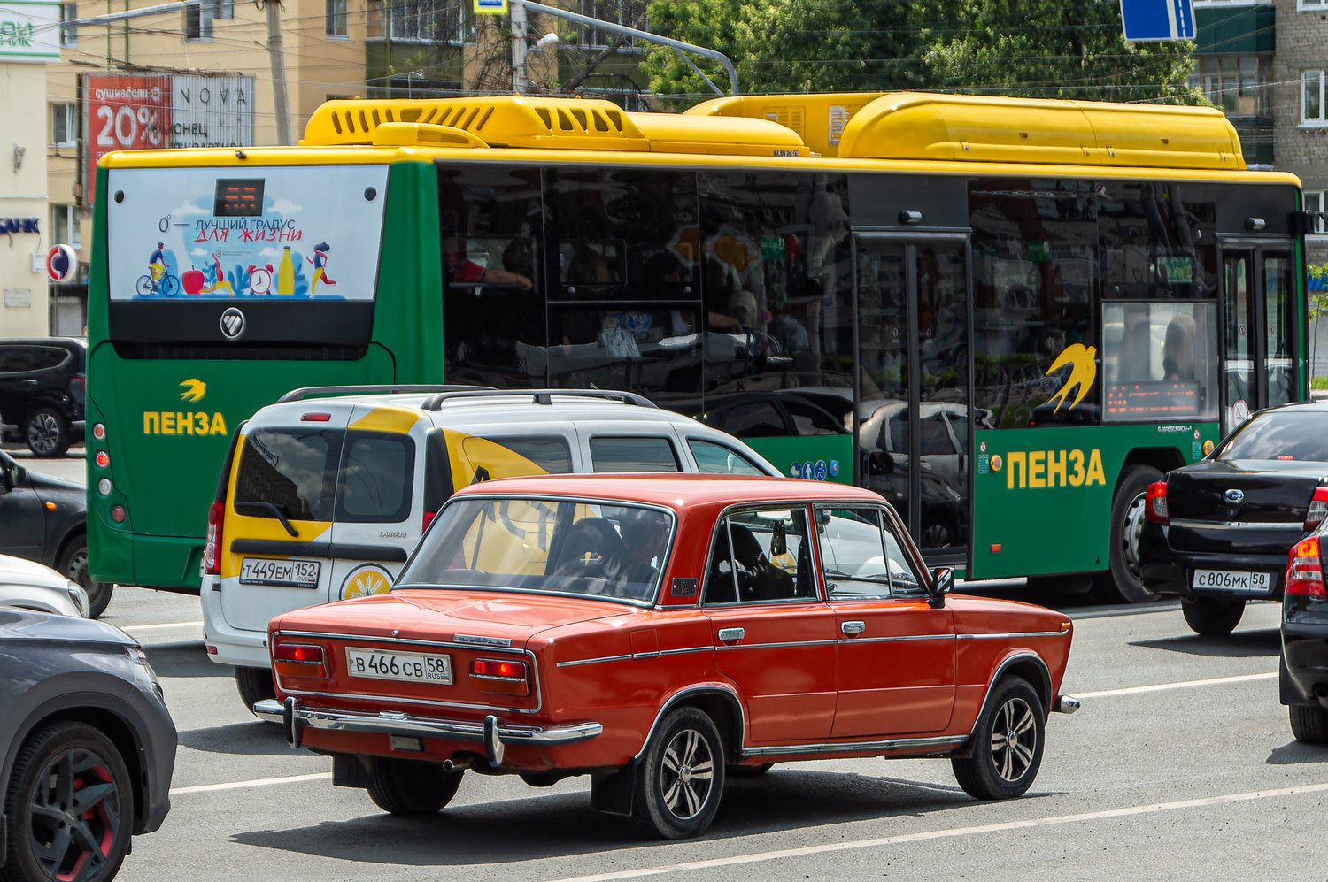 Пензенская область, № В 466 СВ 58 — ВАЗ-2103 Жигули '72-84