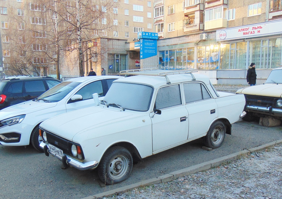 Удмуртия, № Х 445 НВ 18 — Москвич-412ИЭ-028 (Иж) '82-01