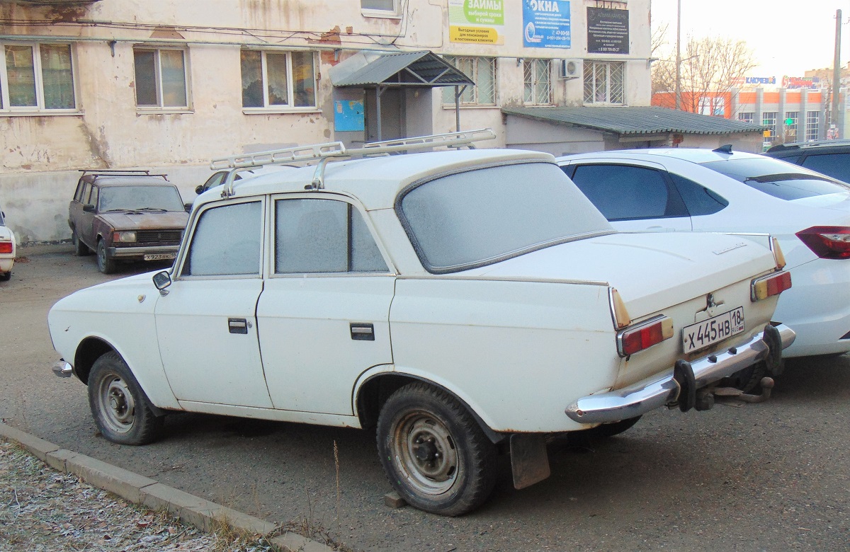 Удмуртия, № Х 445 НВ 18 — Москвич-412ИЭ-028 (Иж) '82-01