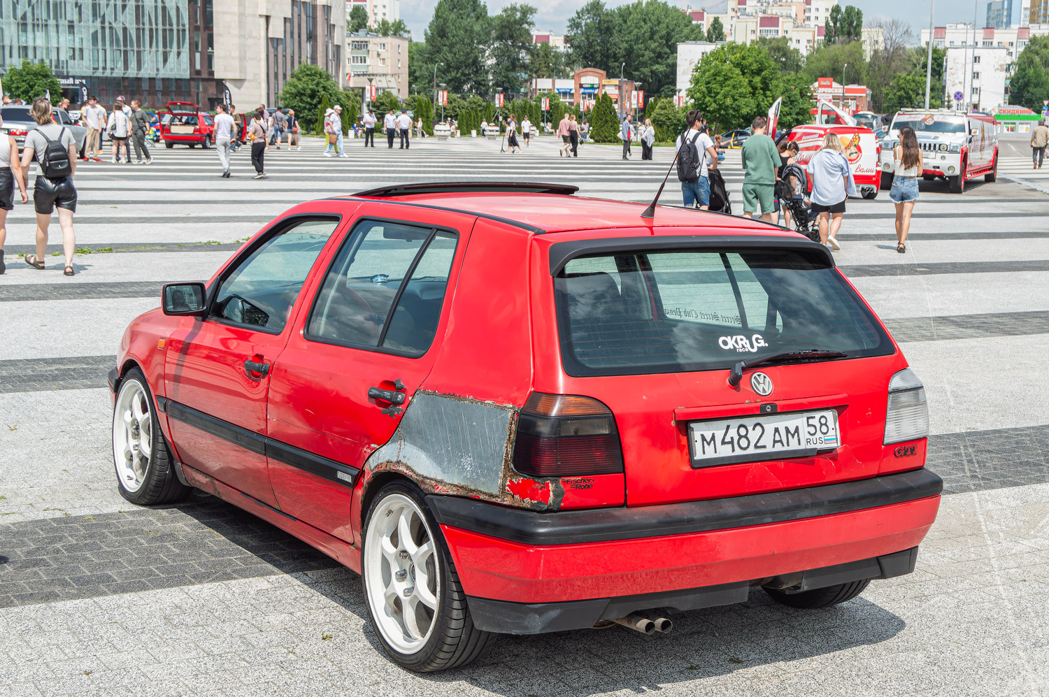 Пензенская область, № М 482 АМ 58 — Volkswagen Golf III '91-98; Пензенская область — День города Пенза — 2025