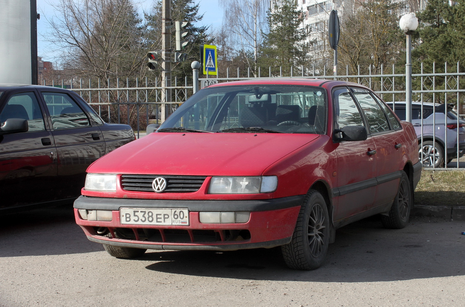 Псковская область, № В 538 ЕР 60 — Volkswagen Passat (B4) '93-97