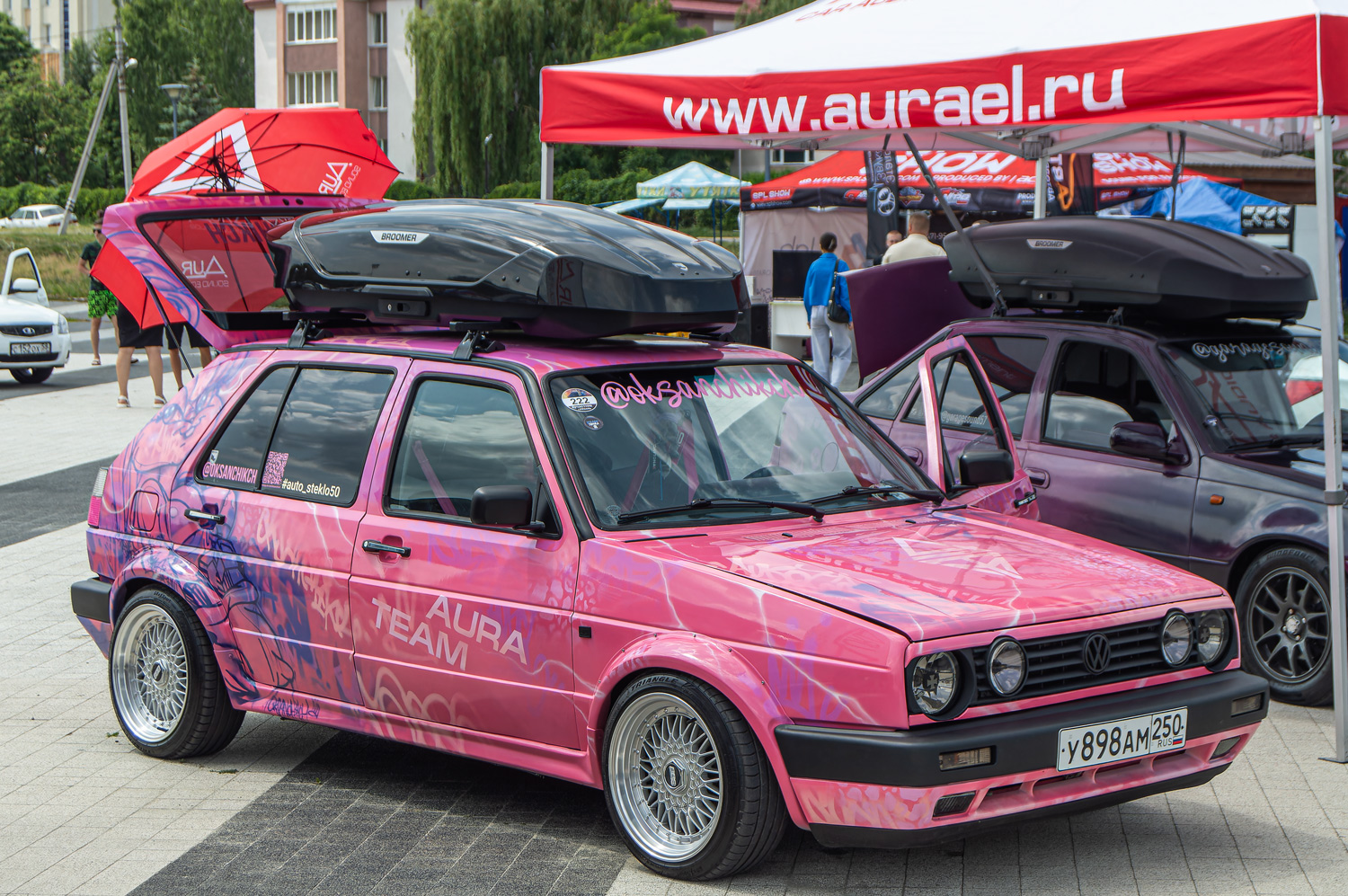 Московская область, № У 898 АМ 250 — Volkswagen Golf (Typ 19) '83-92; Пензенская область — День города Пенза — 2025