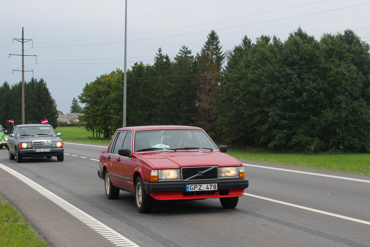 Литва, № GPZ 478 — Volvo 740 '84-92; Литва — Baltijos kelias 35